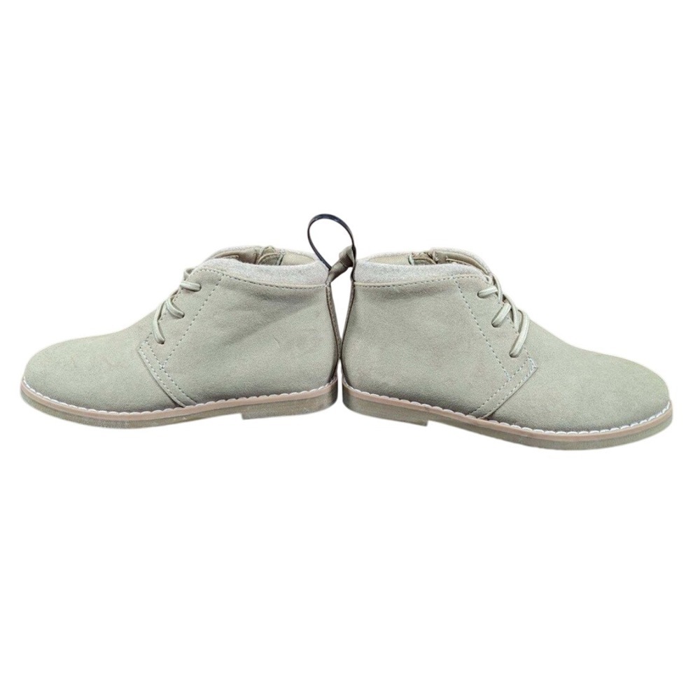 Nordstrom Kids Suede Chukka Boots Tan Lace Up Zip Size 12M